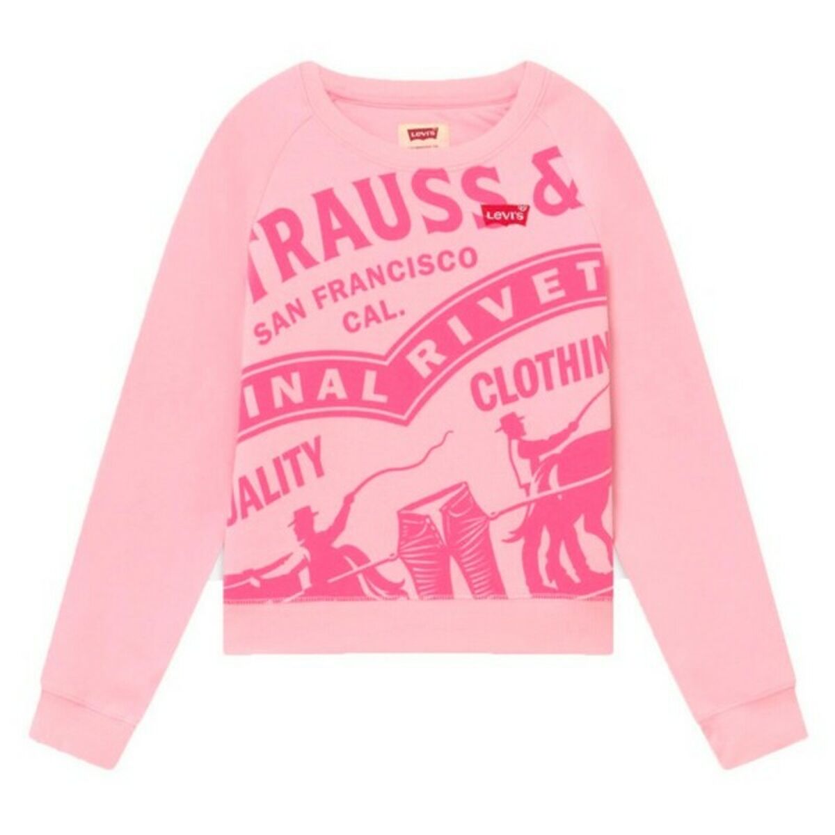 Children’s Sweatshirt Levi's HIGH RISE RAGLAN 12 Years