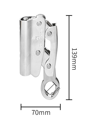 High-altitude safety rope self-locking device SILVER